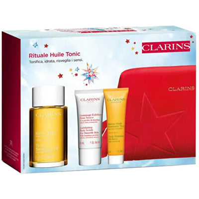 Clarins Rituale Huile Tonic Set – Körperpflege-Geschenkset