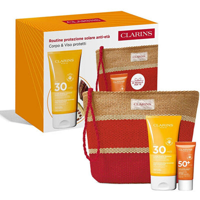 Clarins Anti-Aging Sonnenschutz-Routine-Set – Geschenkset