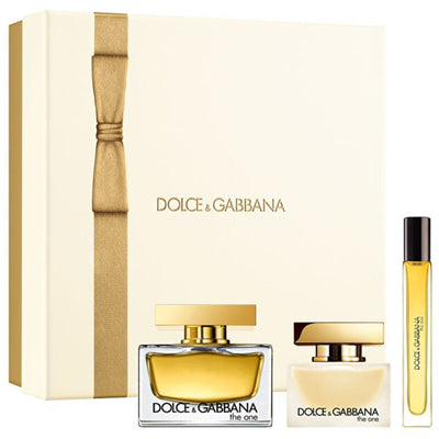Dolce Gabbana The One Geschenkset EDP 75 ml, Haarspray 30 ml und Miniatur-EDP 10 ml